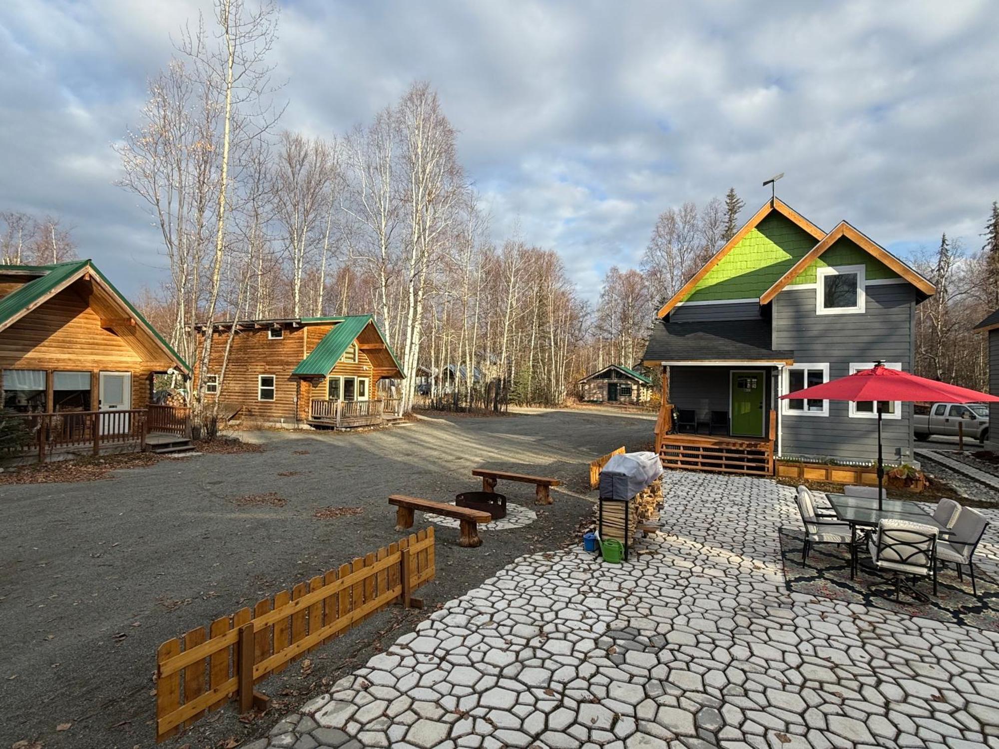 Talkeetna Log Cabin With Hot Tub Unit 1 Екстериор снимка