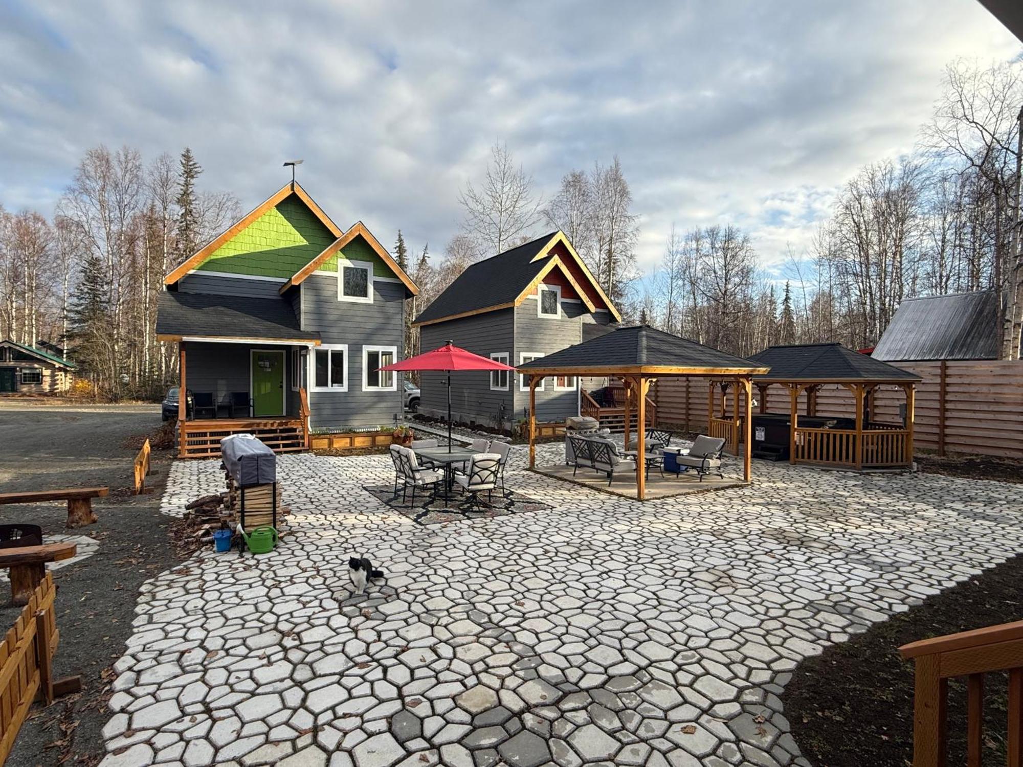 Talkeetna Log Cabin With Hot Tub Unit 1 Екстериор снимка