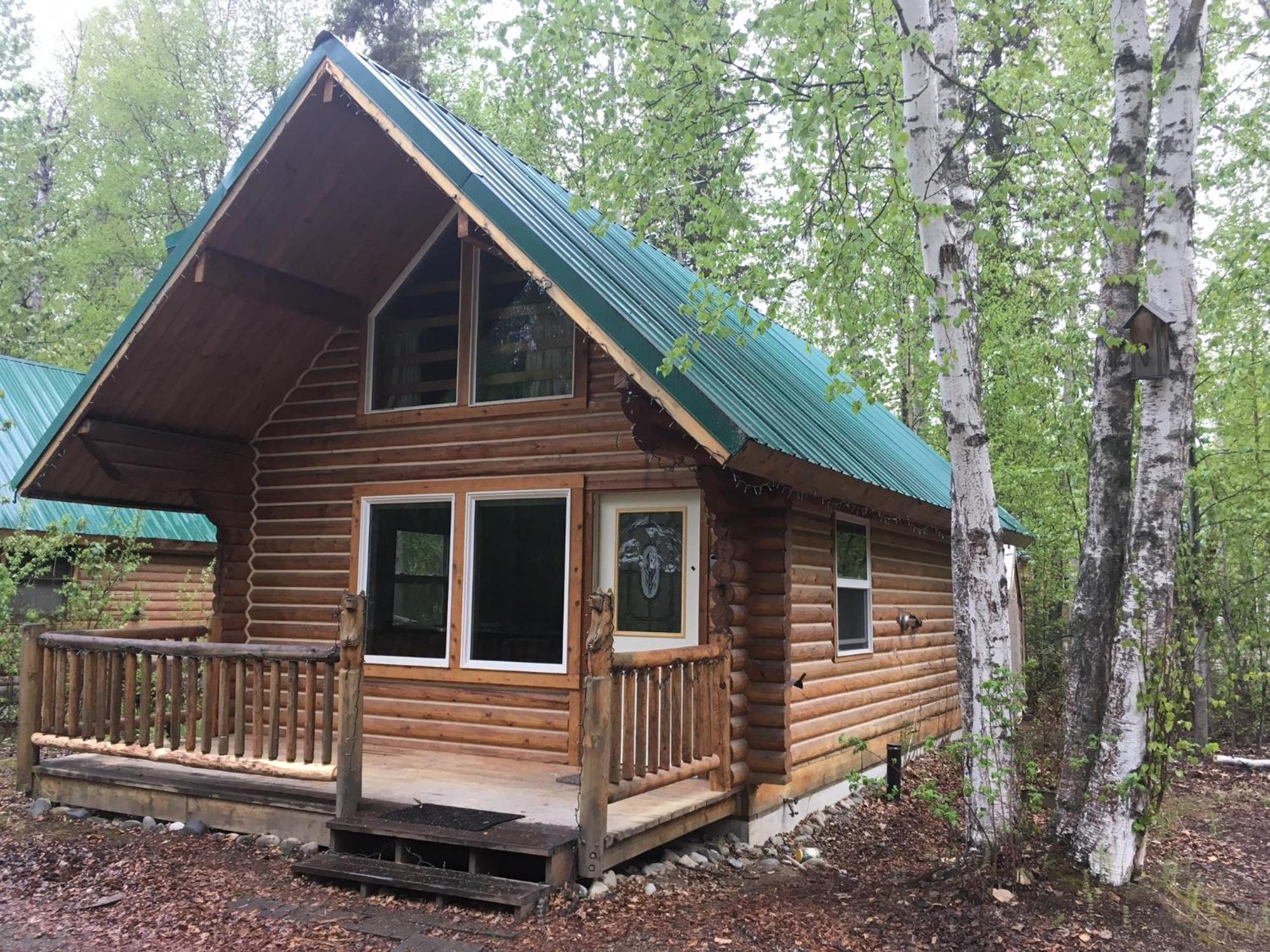 Talkeetna Log Cabin With Hot Tub Unit 1 Екстериор снимка