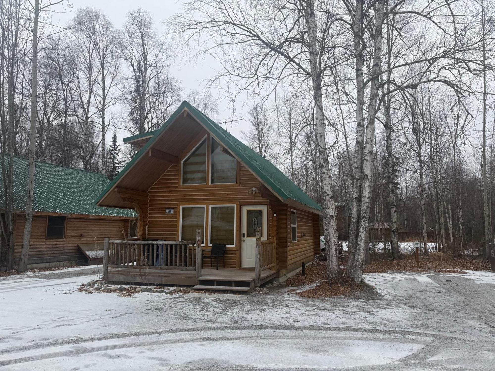 Talkeetna Log Cabin With Hot Tub Unit 1 Екстериор снимка